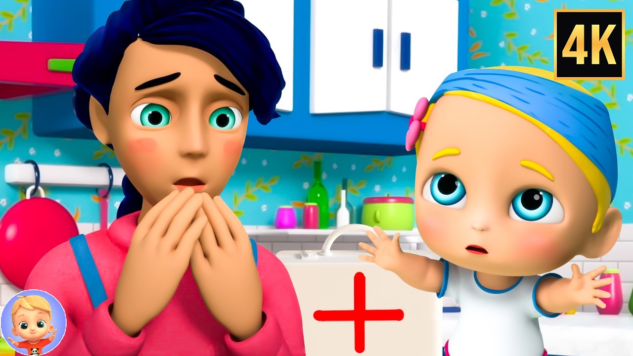 Boo Boo Song Video for Kids - Nursery Rhyme & Educational Cartoon