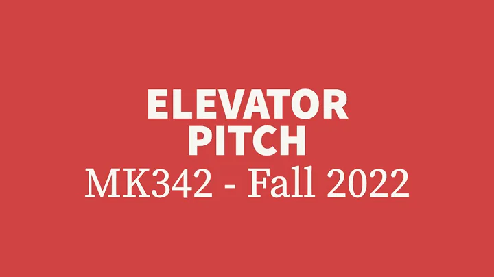 MK342 - FRANKE (Elevator Pitch)