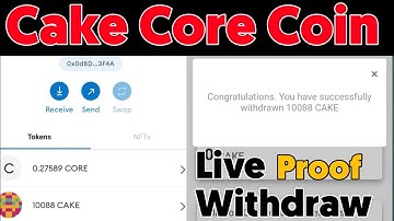 Cake Core  Live withdrawal instant Matemask || CakeCore Coin Mining App Withdraw Update