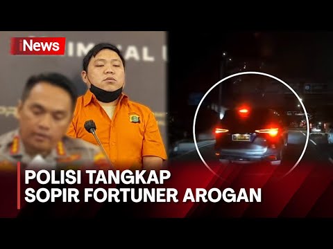 AKHIRNYA! Polisi Tangkap Sopir Fortuner Arogan di Rumahnya