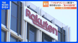 楽天モバイルに「プラチナバンド」割り当てへ　弱点の“つながりにくさ”解消なるか？｜TBS NEWS DIG