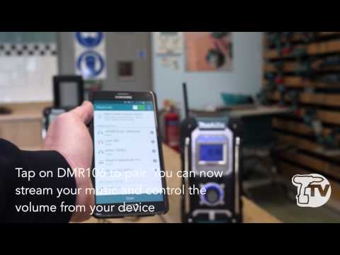 How to Pair Your Bluetooth Device with Makita's DMR106 Radio