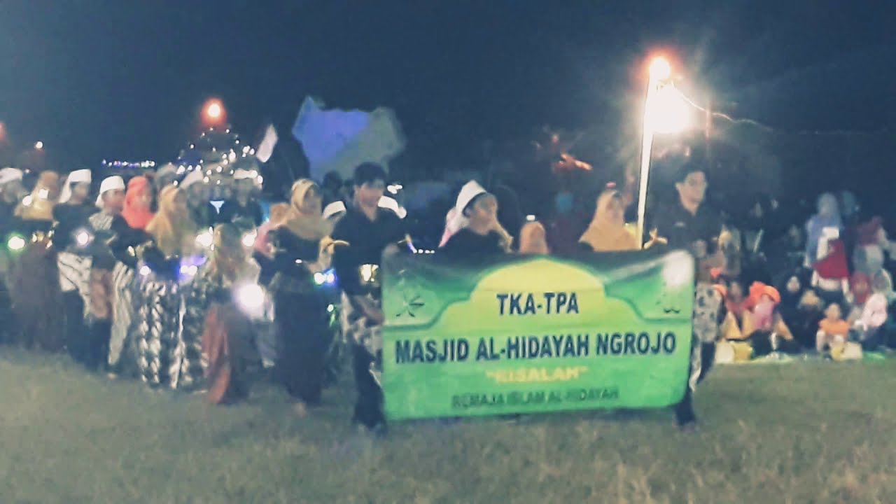 Takbiran TPA AL HIDAYAH NGROJO kembang nanggulan kulon progo