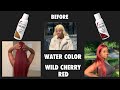 HOW TO DYE WILD CHERRY RED HAIR TUTORIAL | WATERCOLOR METHOD!