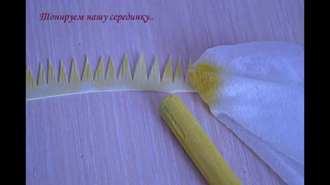 Творим цветочное чудо -"Хризантема- игольчатая"от Ольги Сыротюк - YouTube