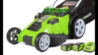 GreenWorks 25302 G-MAX 40V Twin Force 20-Inch Cordless Lawn Mower
