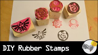 DIY Rubber Stamps // LET'S MAKE