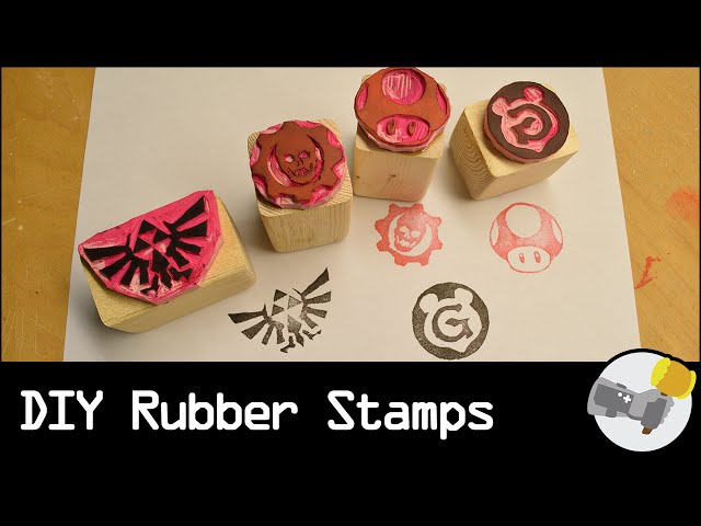 DIY Rubber Stamps // LET'S MAKE 