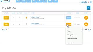 Upaak Tutorial: How to delete a store