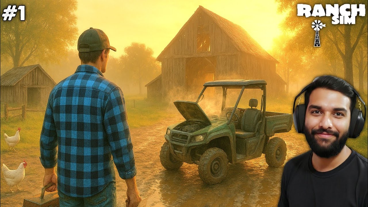 Man In Ranch Simulator Welcome To Ranch | Ranch Simulator Gameplay #1 - YouTube