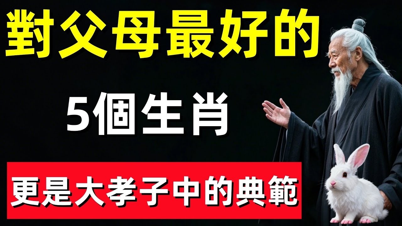 對父母最好的生肖，這5個更是大孝子中的典範！#修行思維 #修行 #福報 #禪 #道德經 #覺醒 #開悟 #禅修