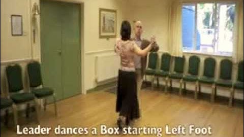 Square Tango Sequence Dance Demonstration and Walkthrough