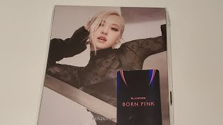 Unboxing Blackpink Born Pink Album (Rosé digipak version) - YouTube