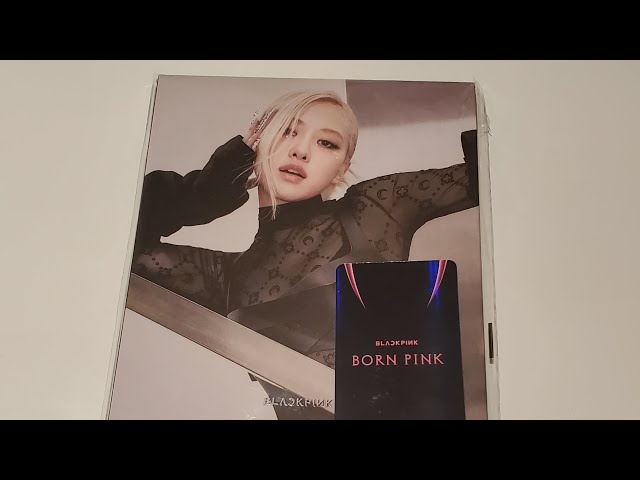 Unboxing Blackpink Born Pink Album (Rosé digipak version) - YouTube