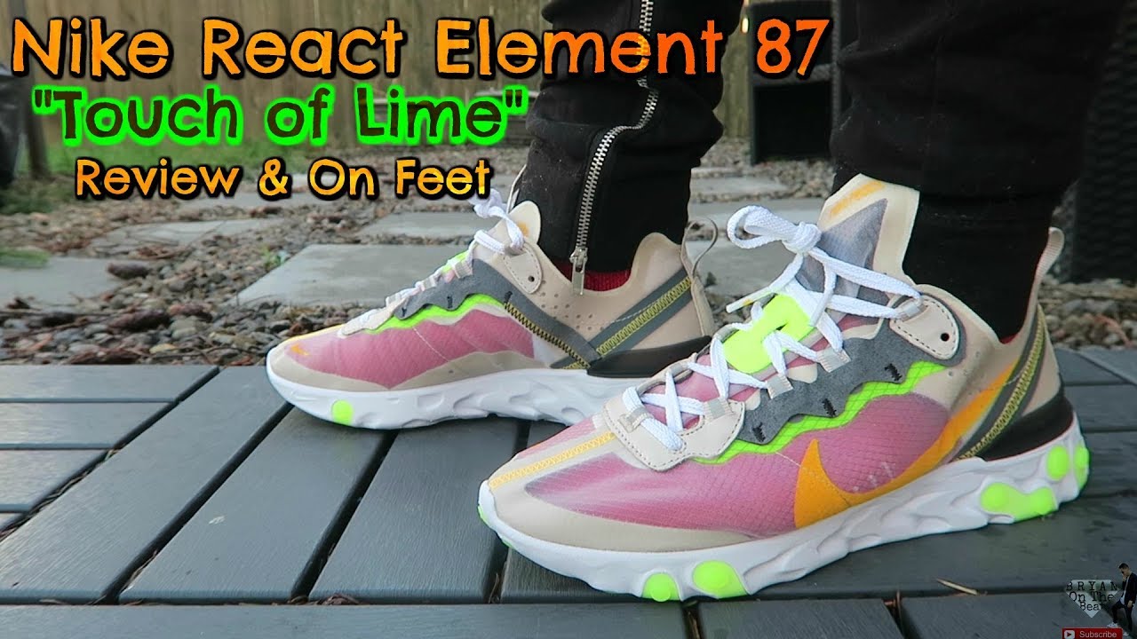 nike react element 87 on feet