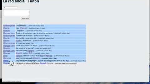 Tarea 3: La red social tuitón