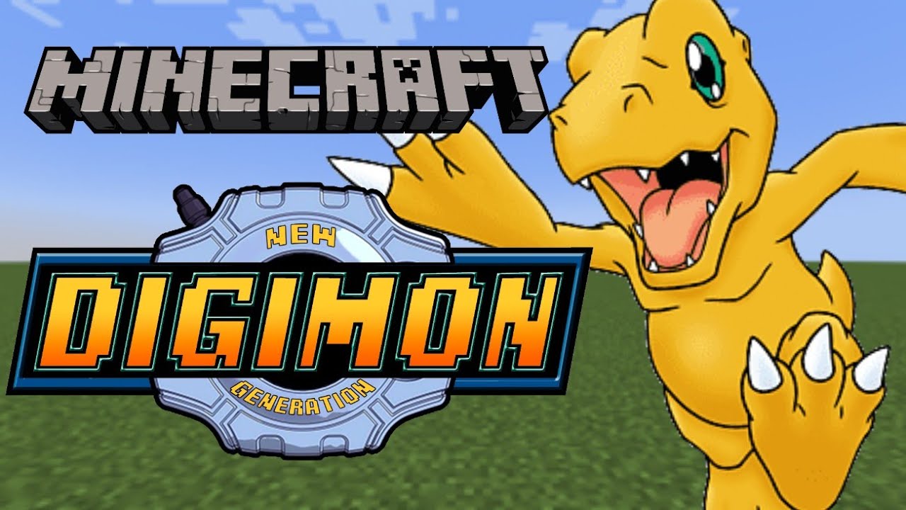 Minecraft mod Digimon - YouTube