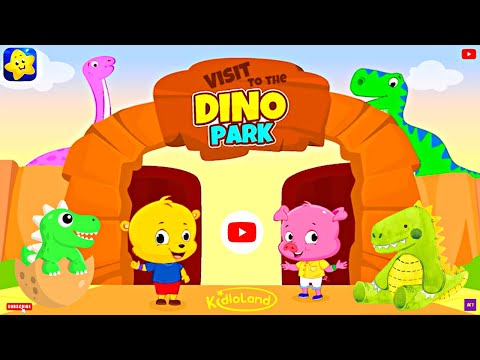 Dino Park KidloLand Kids Toddler Games Visit To The Dino Park 