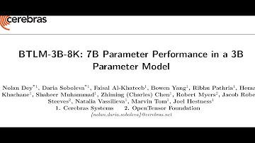 [short] BTLM-3B-8K: 7B Parameter Performance in a 3B Parameter Model