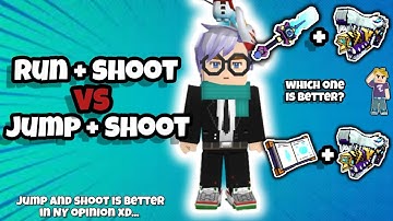 Run & Shoot vs Jump and Shoot! (Which one do you prefer? ) Build and Shoot - Blockman GO
