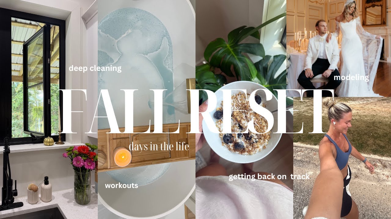 DAYS IN THE LIFE + Fall Reset! Workouts, Modeling, Getting Back on Track, Cleaning, & Grocery Haul