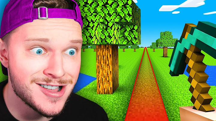 Minecraft, mais c'est une Ligne Droite !