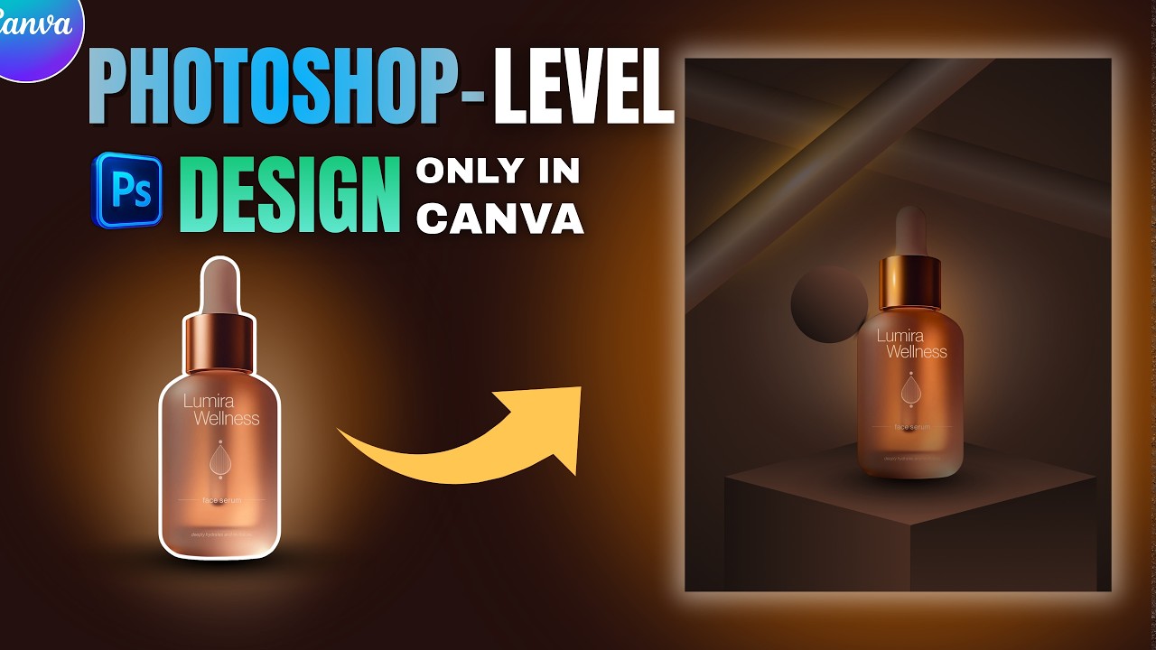 Create a Pro-Level Product Poster Design in Canva | Full Tutorial 🔥 ...