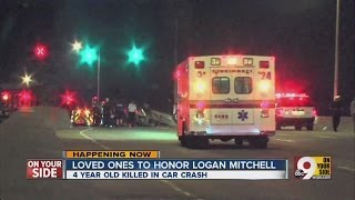 Loved ones to honor 4-year-old killed in a car crash