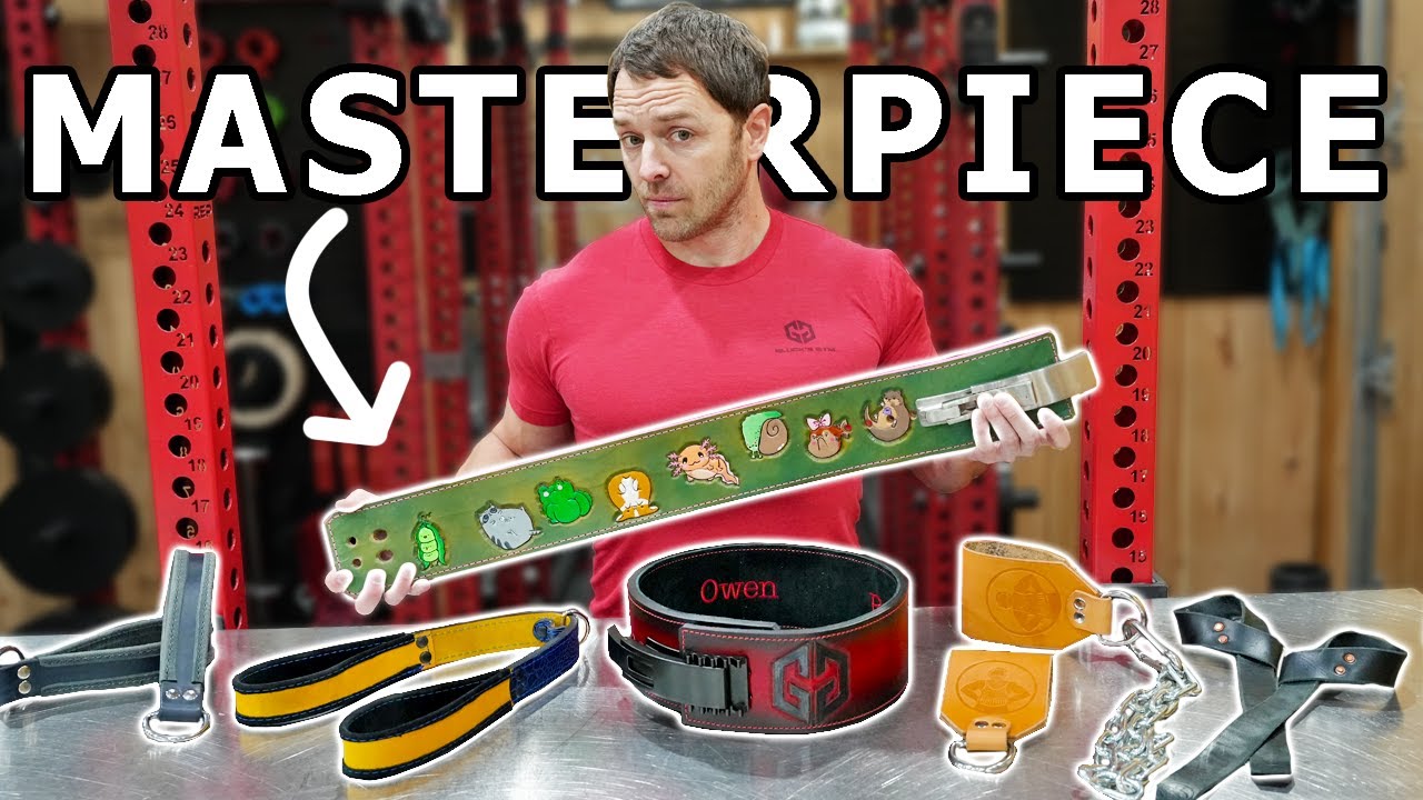 Best Lifting Belt & Accessories! Belt Fed Strength Makes Works of Art