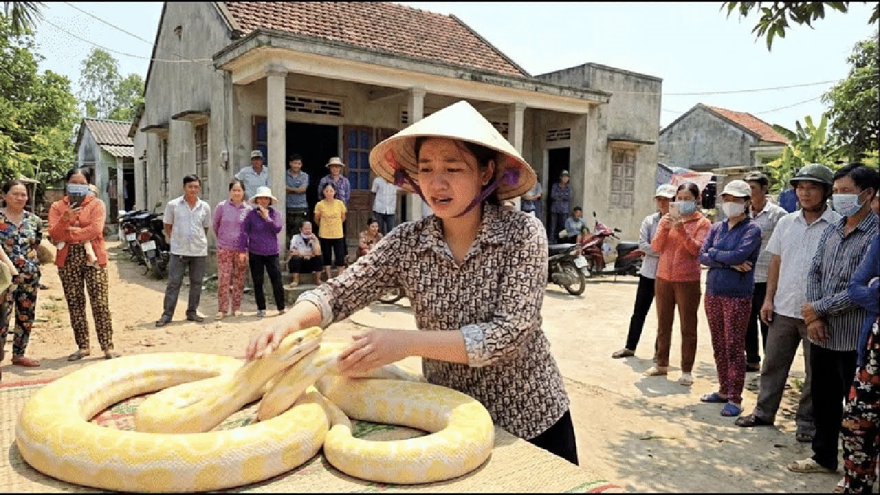 Sự Tích Cặp Rắn Trắng Ở Hà Tiên: Cha Mẹ Tử Nạn Hóa Thân Về Bảo Vệ Con Gái