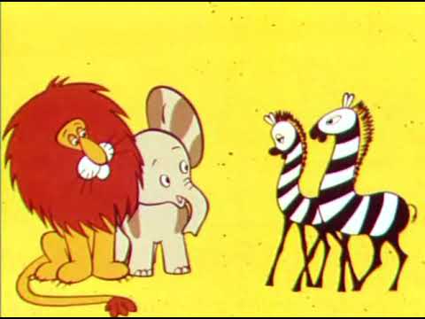 Украинские мультфильмы | 1971 | Про полосатого слонёнка 🐘 | Советские мультфильмы