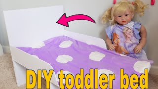 How to Make a Reborn Toddler Bed DIY Reborn Doll Bed