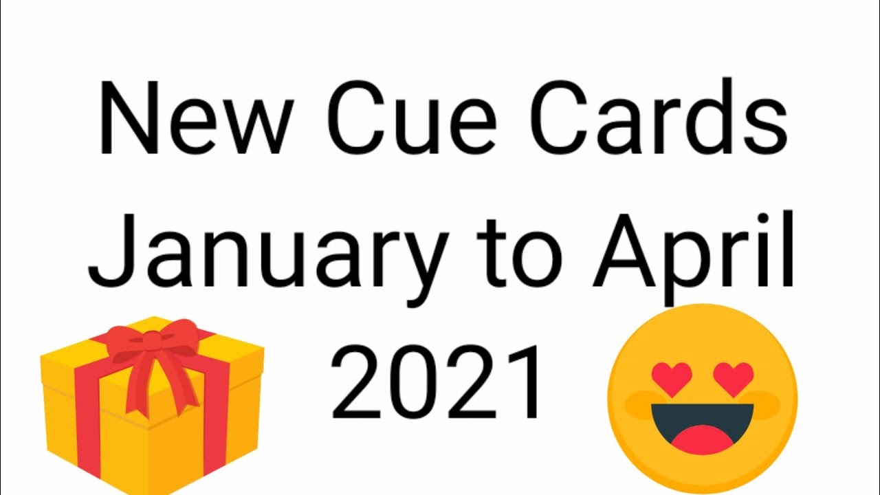 New cue cards January to April 2021 | IELTS |