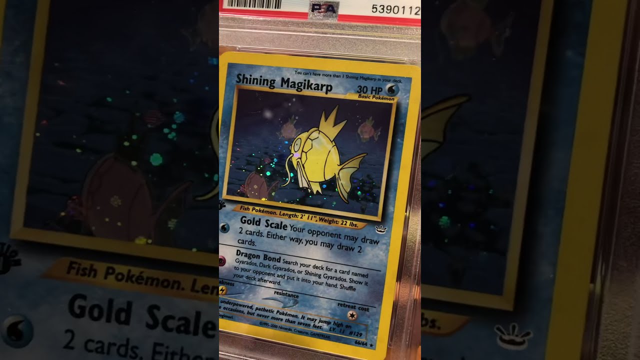 PSA8 ひかるコイキング 旧裏 neo Shining Magikarp Shining Magikarp 010/025 S8a-P 25th Anniversary - Pokemon