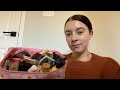 ASMR Organizing & Testing Makeup Products on You | Realistic Sounds, Brushing, Rummaging