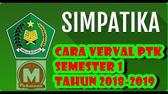 CARA VERVAL PTK SIMPATIKA SEMESTER 1 TAHUN 2018-2019 - Durasi: 4.30. 