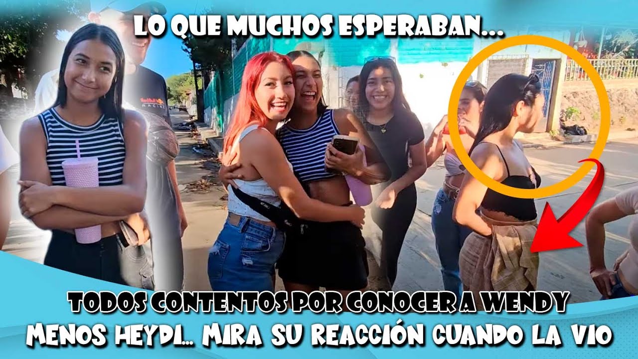 Así fue como conocimos a WENDY. A HEYDI no le pareció la idea y así reacciono cuando la vio