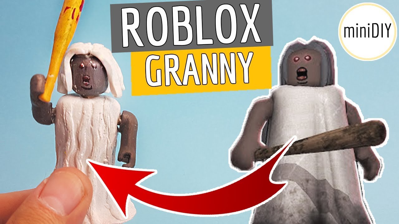 Granny In Roblox Horror Game Diy Roblox Toys Repaint Youtube - roblox granny songs