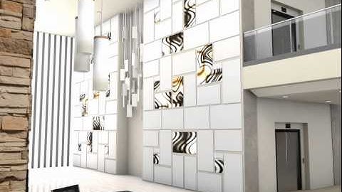 Planar Mosaic Architectural Displays