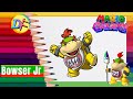 Dibuja a BOWSER Jr ✏️ MARIO GALAXY 🌌 paso a paso | Tutorial para niños ⭐️