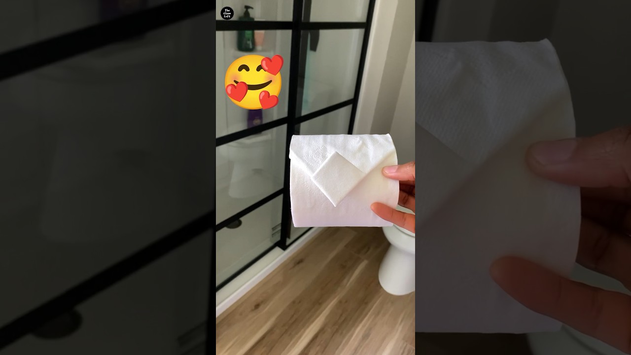 Do This After Cleaning Your Toilet: Easy To Make Toilet Paper Origami Diamond #viral #trending