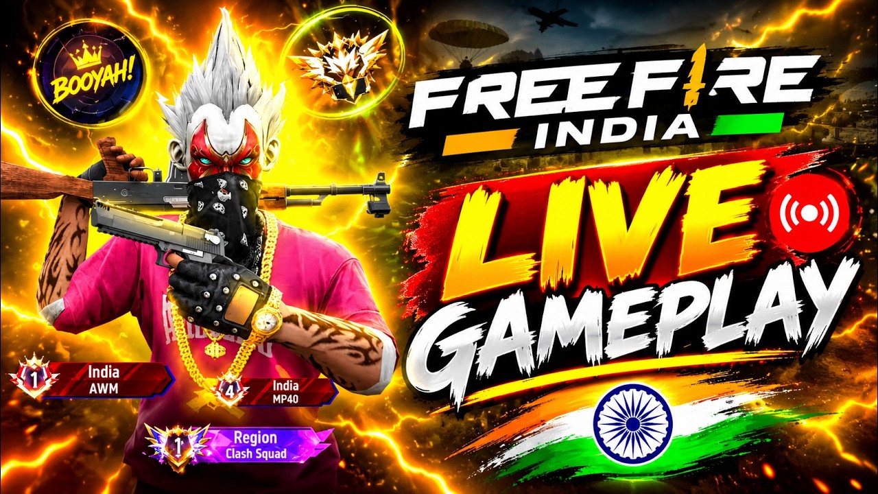 🔴 FREE FIRE INDIA LIVE GAMEPLAY | Free Fire Shorts Live #shortfeed #freefire