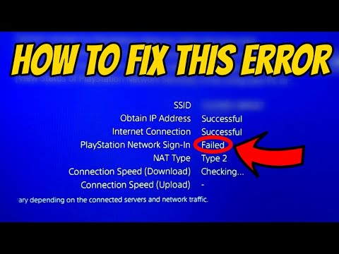 How To Fix All Psn Errors Or Psn Sign In Failed With New Method And All Solutions