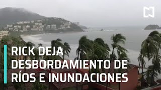 Afectaciones del huracán Rick en Zihuatanejo - Expreso de la Mañana