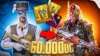 ПРОКАЧАЛ АККАУНТ ПОДПИСЧИКУ на 60000 UC в PUBG MOBILE! ПРОКАЧКА АККАУНТА В ПУБГ МОБАЙЛ!