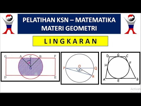 Persiapan OSN K KSN K Matematika Geometri materi Lingkaran