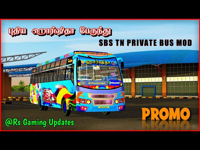 New Harshitha SBS Tn Private Bus Mod Bussid 100like? || Promo #rsgamingupdates @RS_GAMING_UPDATES class=