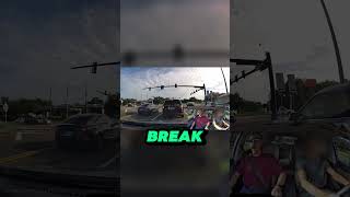 Dad Teaching Son to Drive Goes Hilariously Wrong! #shorts  #police #driver
