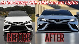 Camry XSE OEM Accent Lights 21-24 Years #camry #toyota #camryxse #camryaccentlights #XSEV6 #oem+