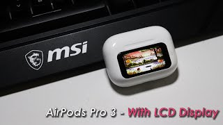New AirPods Pro 3 Clone Mock Model with Touch Screen! Apple Leaks!